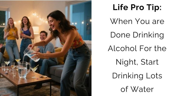 Chug Water, Cheat Hangovers: The Simple Trick to Save Your Mornings