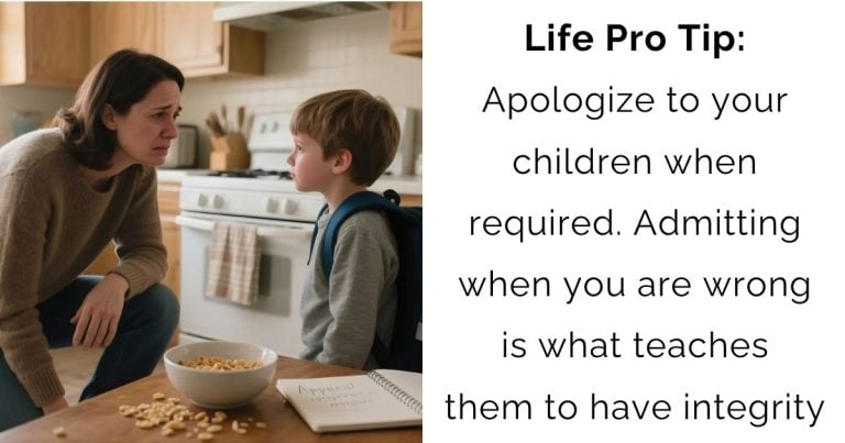 Say Sorry, Shape Souls: The Parenting Hack to Teach Kids Integrity