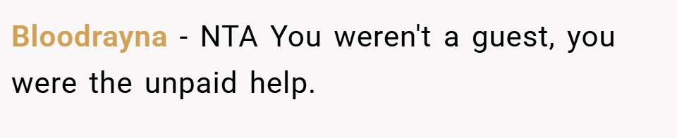 Bloodrayna − NTA You weren't a guest, you were the unpaid help.