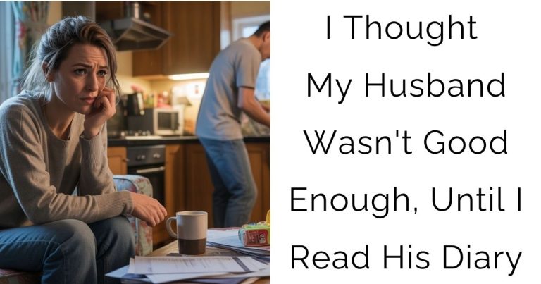 I Thought My Husband Wasn’t Good Enough, Until I Read His Diary