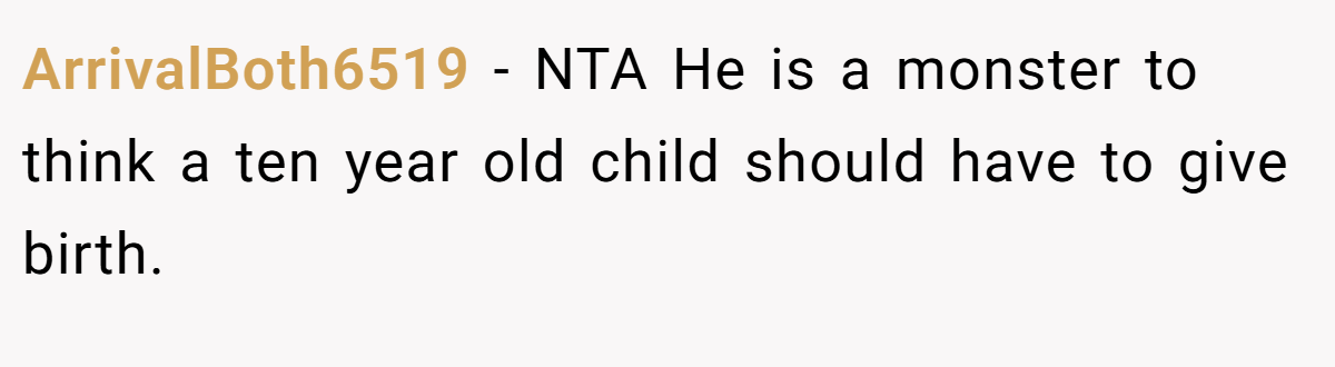 ArrivalBoth6519 − NTA He is a monster to think a ten year old child should have to give birth.