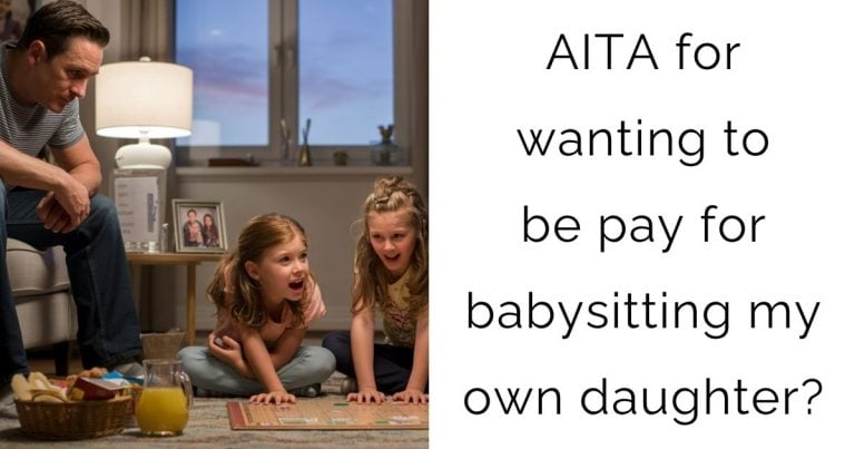 AITA for wanting to be pay for babysitting my own daughter?