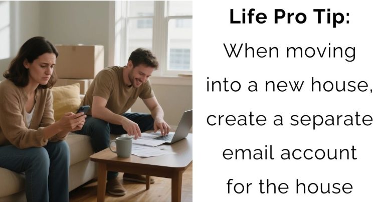 Why Your New House Needs Its Own Email (Yes, Really!)
