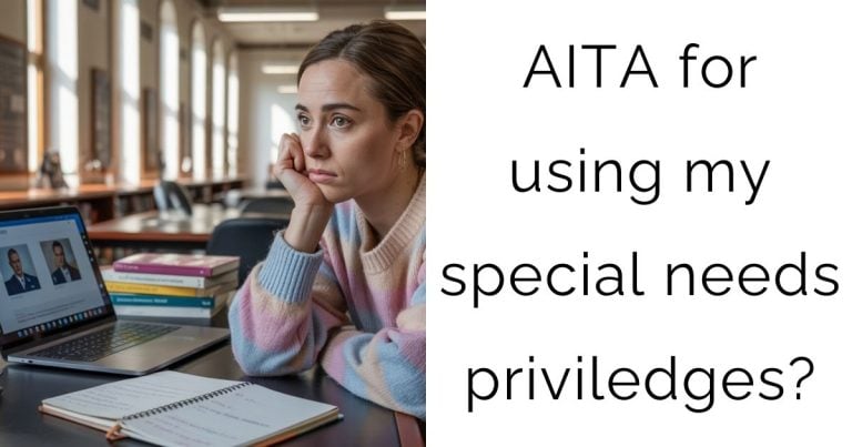AITA for using my special needs priviledges?