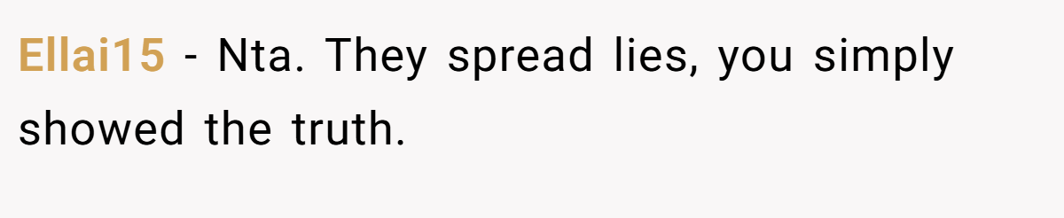 Ellai15 − Nta. They spread lies, you simply showed the truth.