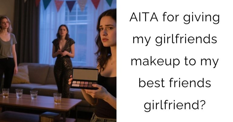 AITA for giving my girlfriends makeup to my best friends girlfriend?