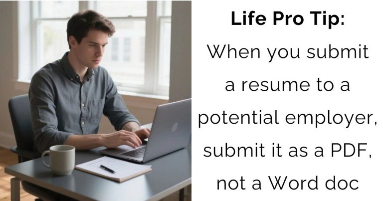 PDF vs. Word: The Resume Hack That Could Win or Sink Your Job Hunt