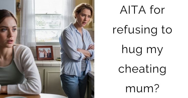 AITA for refusing to hug my cheating mum?