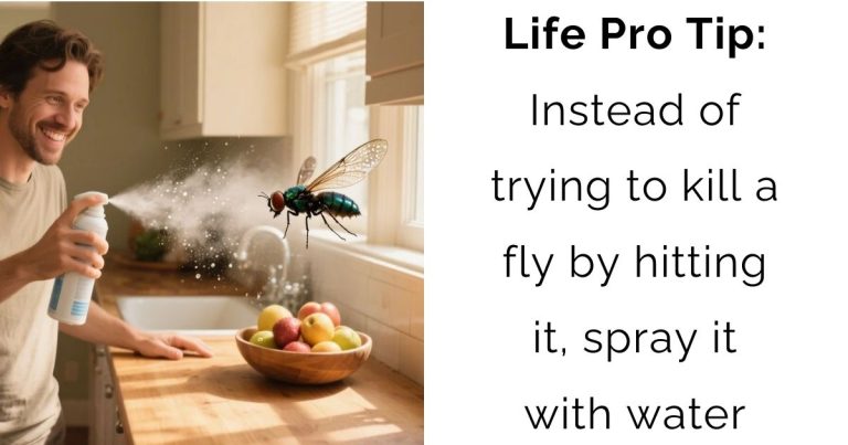 No Swat, No Sweat: How a Water Spray Zaps Flies with Ease