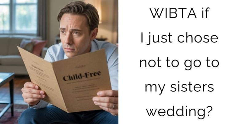 WIBTA if I just chose not to go to my sisters wedding?