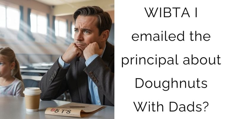 WIBTA I emailed the principal about Doughnuts With Dads?