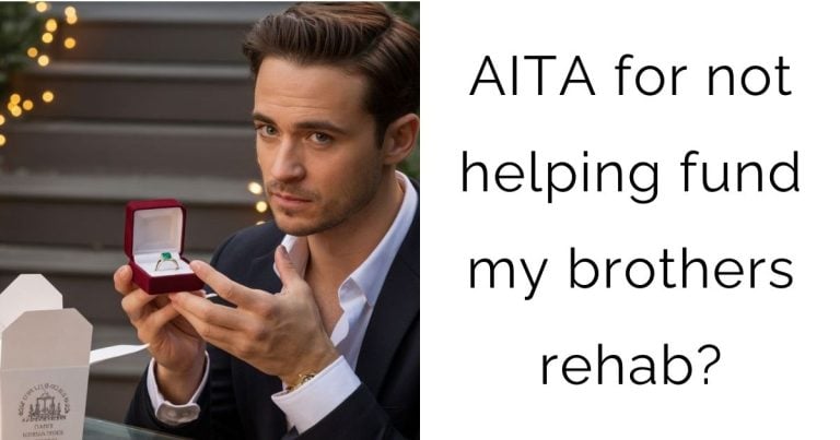 AITA for not helping fund my brothers rehab?