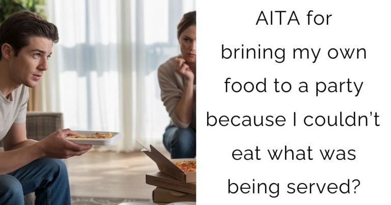 AITA for brining my own food to a party because I couldn’t eat what was being served?