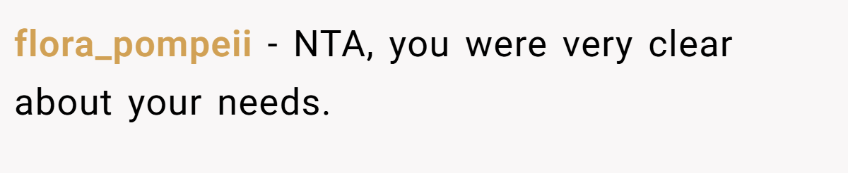flora_pompeii − NTA, you were very clear about your needs.