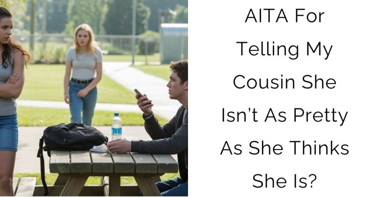 AITA For Telling My Cousin She Isn’t As Pretty As She Thinks She Is?