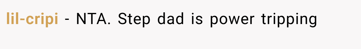 lil-cripi − NTA. Step dad is power tripping