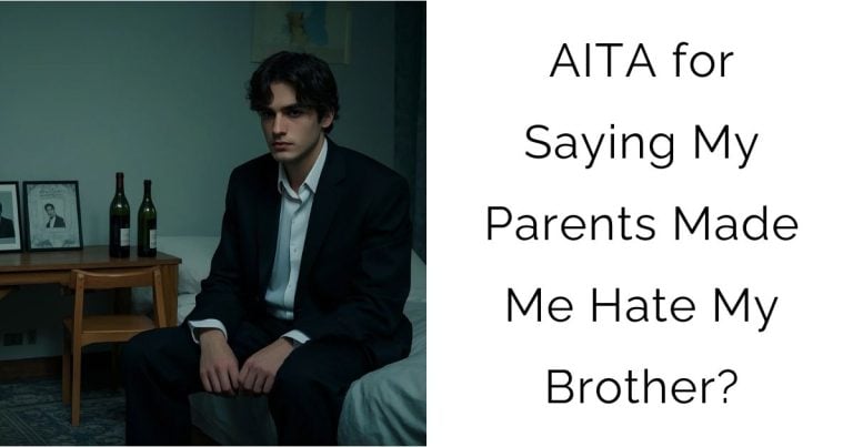 AITA for Saying My Parents Made Me Hate My Brother?