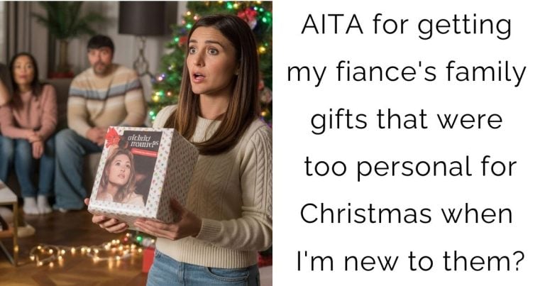AITA for getting my fiance’s family gifts that were too personal for Christmas when I’m new to them?