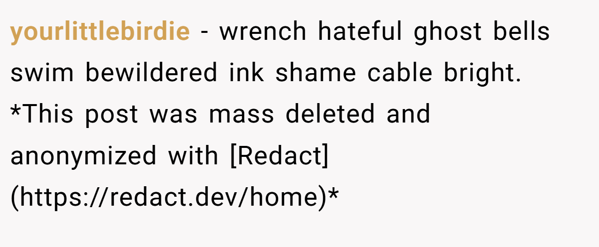 yourlittlebirdie − wrench hateful ghost bells swim bewildered ink shame cable bright. *This post was mass deleted and anonymized with [Redact](https://redact.dev/home)*