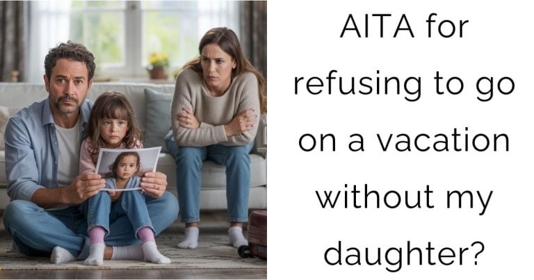 AITA for refusing to go on a vacation without my daughter?
