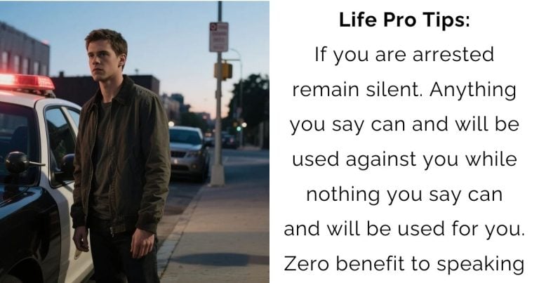 Zip Your Lips! Why Staying Silent Is Your Best Move in an Arrest