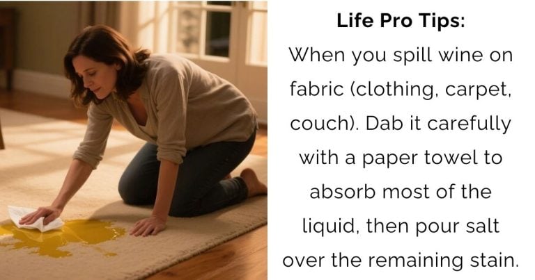 From Stain to Saved: How Salt Rescues Your Clothes from Wine Disasters
