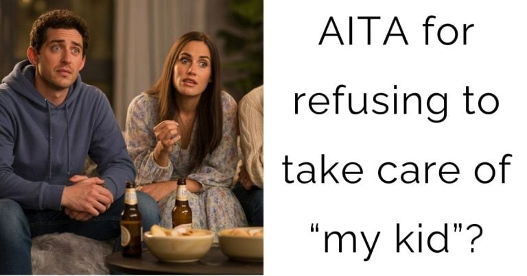 AITA for refusing to take care of “my kid”?