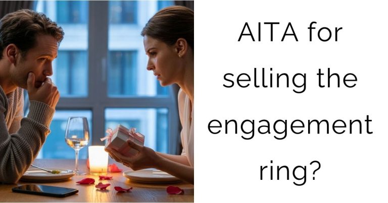 AITA for selling the engagement ring?