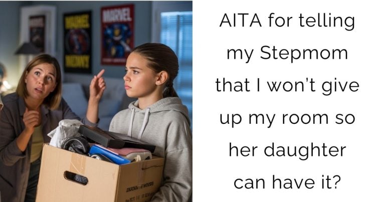 AITA for telling my Stepmom that I won’t give up my room so her daughter can have it?