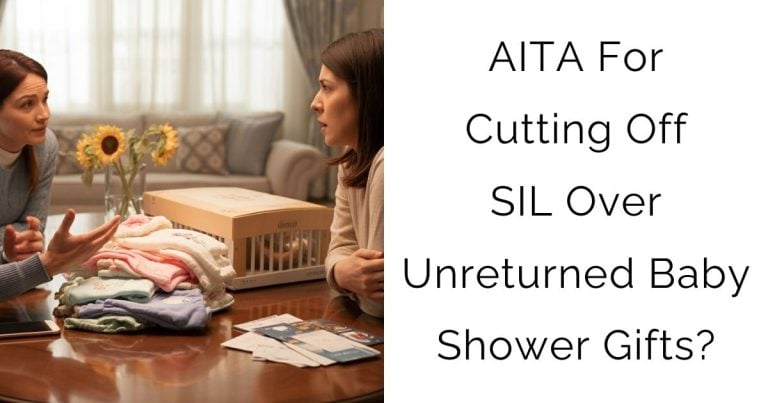 AITA For Cutting Off SIL Over Unreturned Baby Shower Gifts?