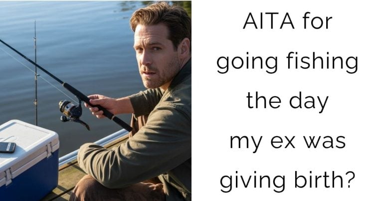 AITA for going fishing the day my ex was giving birth?