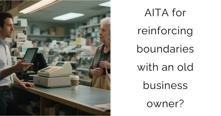 AITA for reinforcing boundaries with an old business owner?