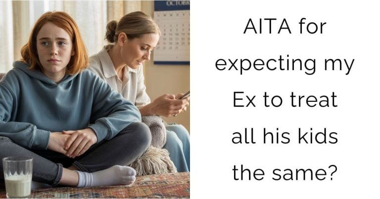 AITA for expecting my Ex to treat all his kids the same?