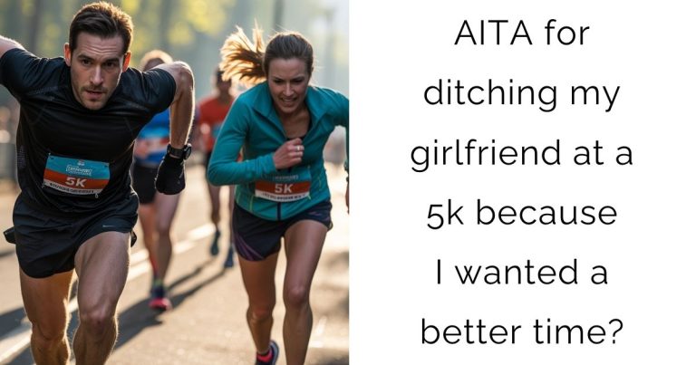 AITA for ditching my girlfriend at a 5k because I wanted a better time?
