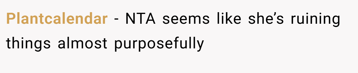 Plantcalendar − NTA seems like she’s ruining things almost purposefully