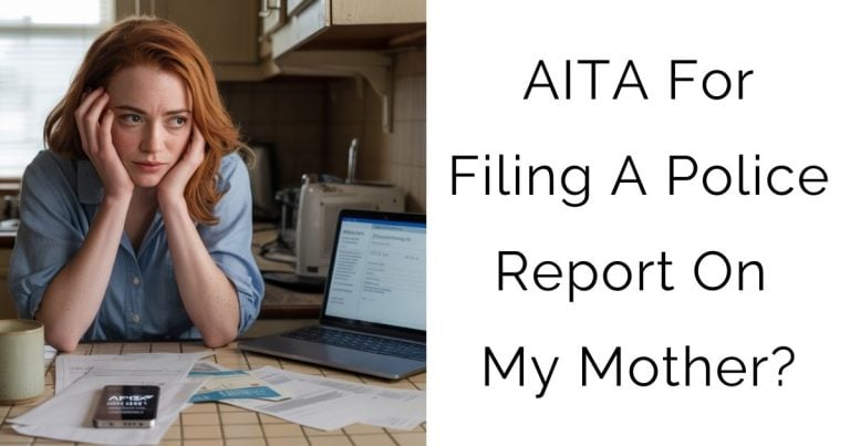 AITA For Filing A Police Report On My Mother?