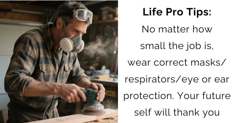 Masks, Goggles, and Earplugs: The Unsung Heroes of Your Next Small Job