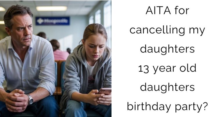 AITA for cancelling my daughters 13 year old daughters birthday party?