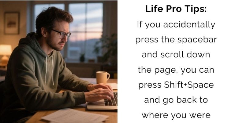 No More Scroll Struggles: Unlock the Power of Shift+Space