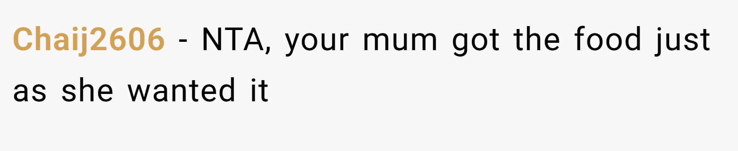 Chaij2606 − NTA, your mum got the food just as she wanted it