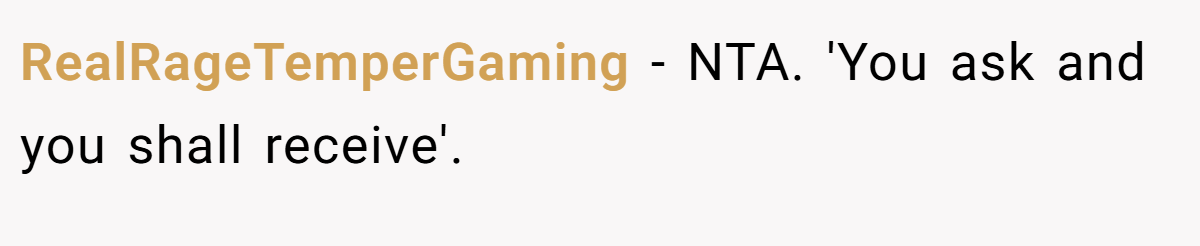 RealRageTemperGaming - NTA. 'You ask and you shall receive'.
