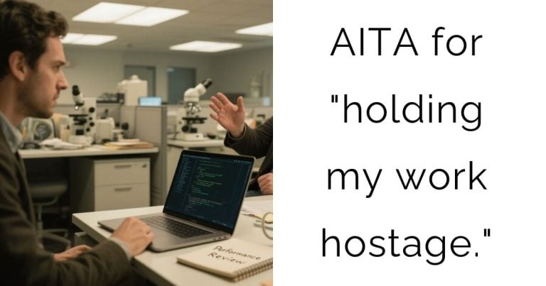 AITA for “holding my work hostage.”