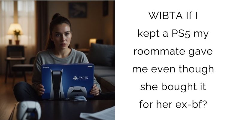 WIBTA If I kept a PS5 my roommate gave me even though she bought it for her ex-bf?