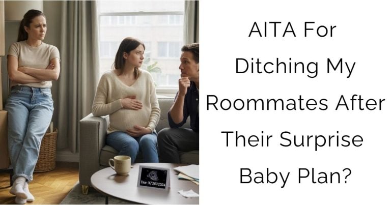 AITA For Ditching My Roommates After Their Surprise Baby Plan?