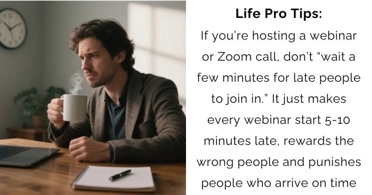 Zoom on Time: Why Waiting for Latecomers Hurts Everyone