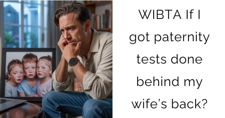 WIBTA If I got paternity tests done behind my wife’s back?