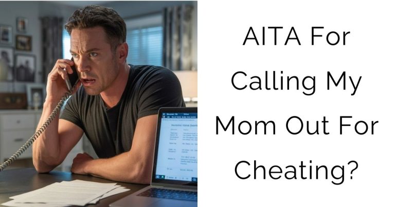 AITA For Calling My Mom Out For Cheating?