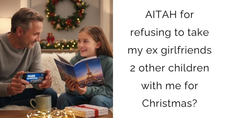 AITAH for refusing to take my ex girlfriends 2 other children with me for Christmas?