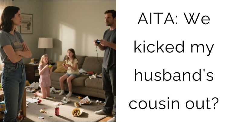 AITA: We kicked my husband’s cousin out?