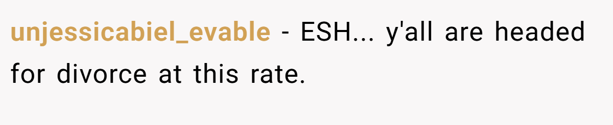 unjessicabiel_evable - ESH... y'all are headed for divorce at this rate.